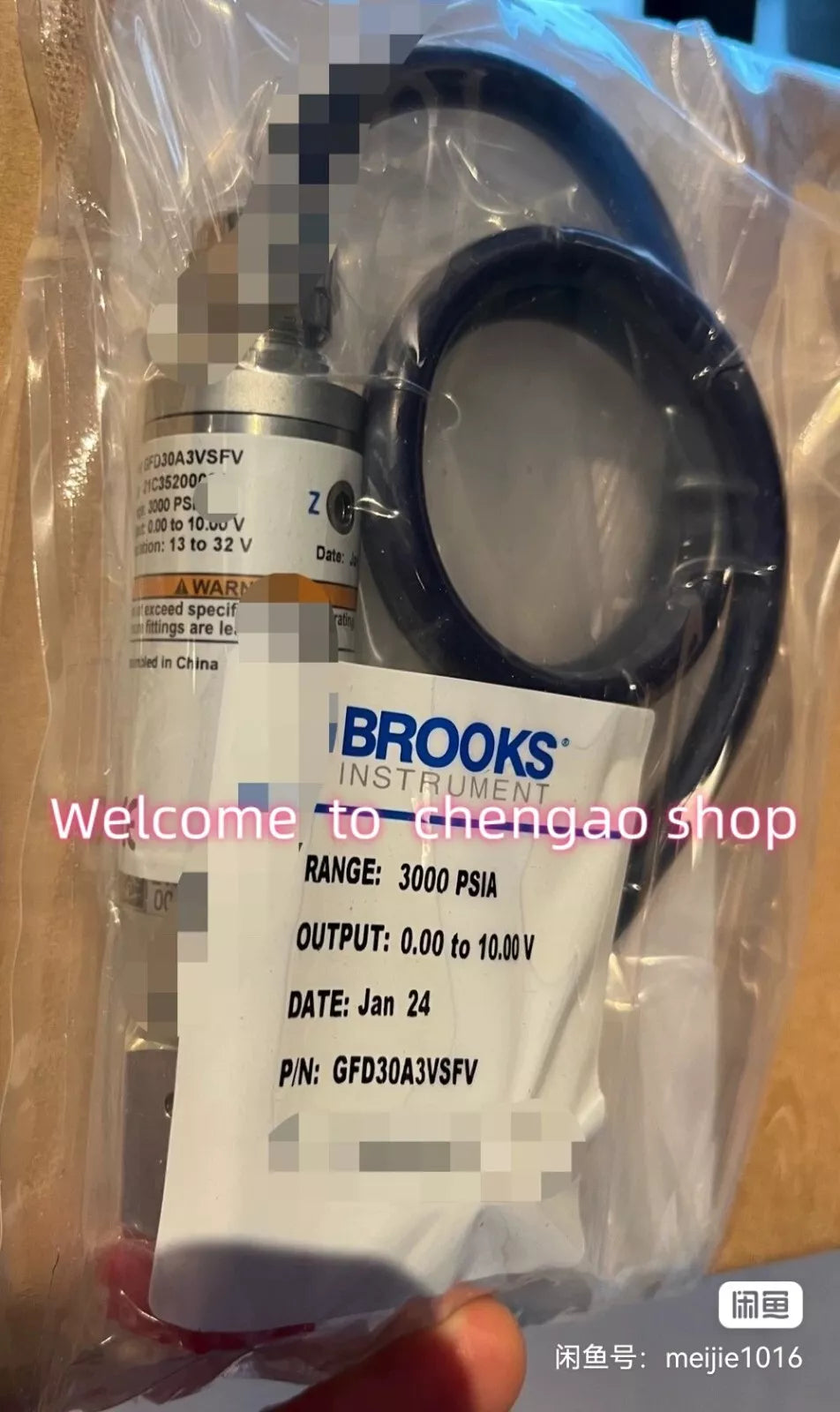 1 Pc New Gfd30a3vsfv Vacuum Gauge by DHL or FedEx #B2183h Cl Business