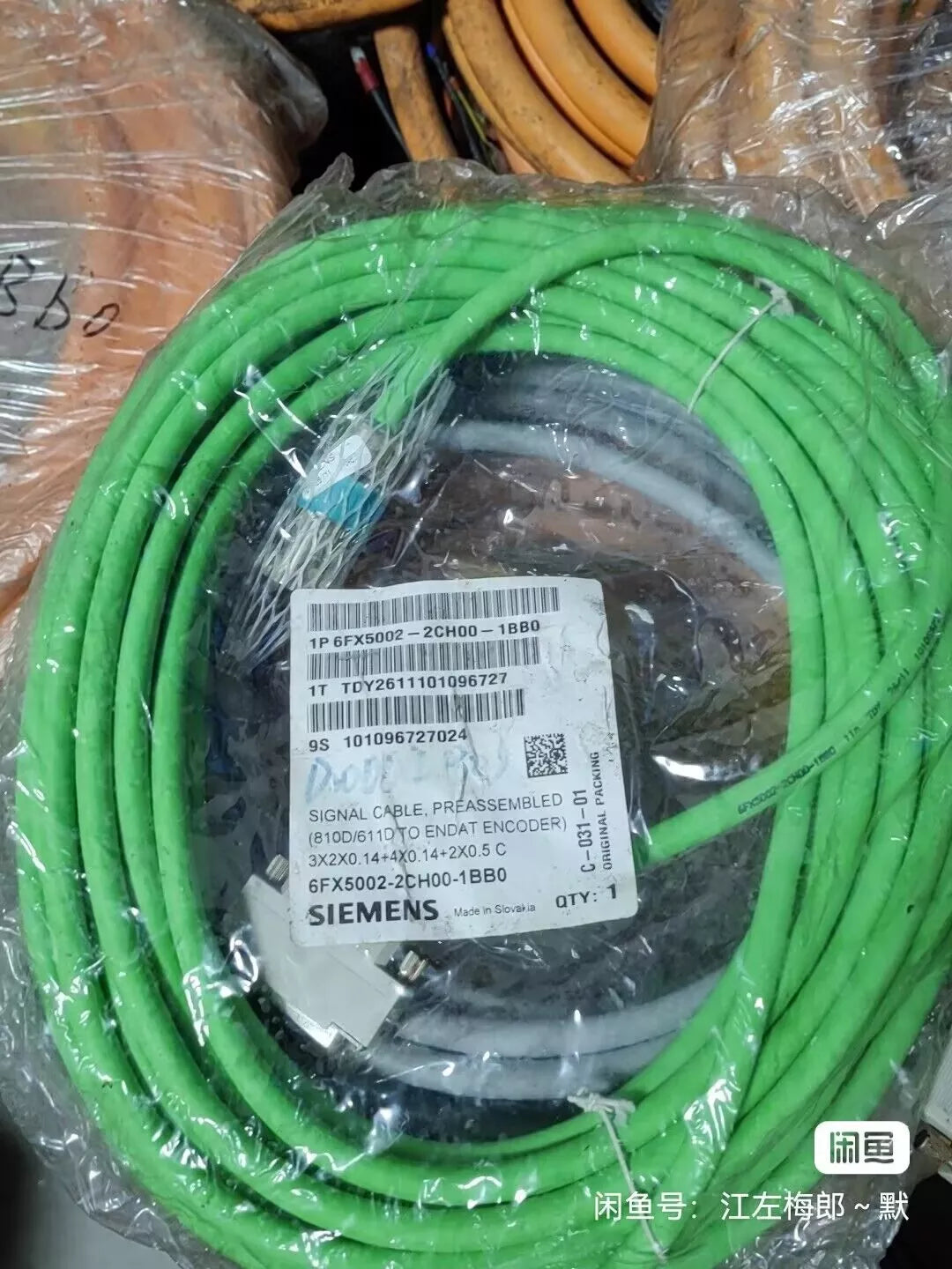 1 Pc New 6Fx5002-2Ch00-1Bb0 Cable by DHL or FedEx #B5195 Cl Brand New Original Distributor Direct B2c Market