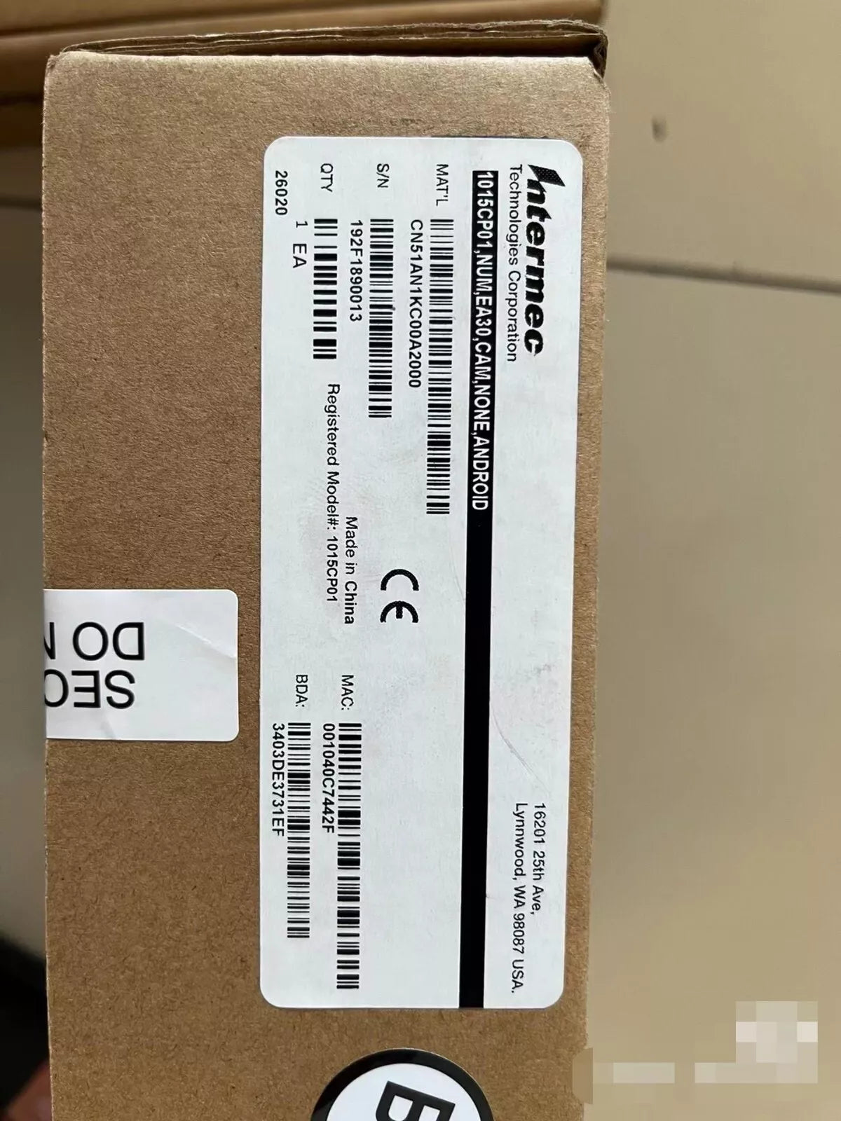 New Intermec Cn51 Cn51an1kc00a2000 by DHL or FedEx #V2oh Ch