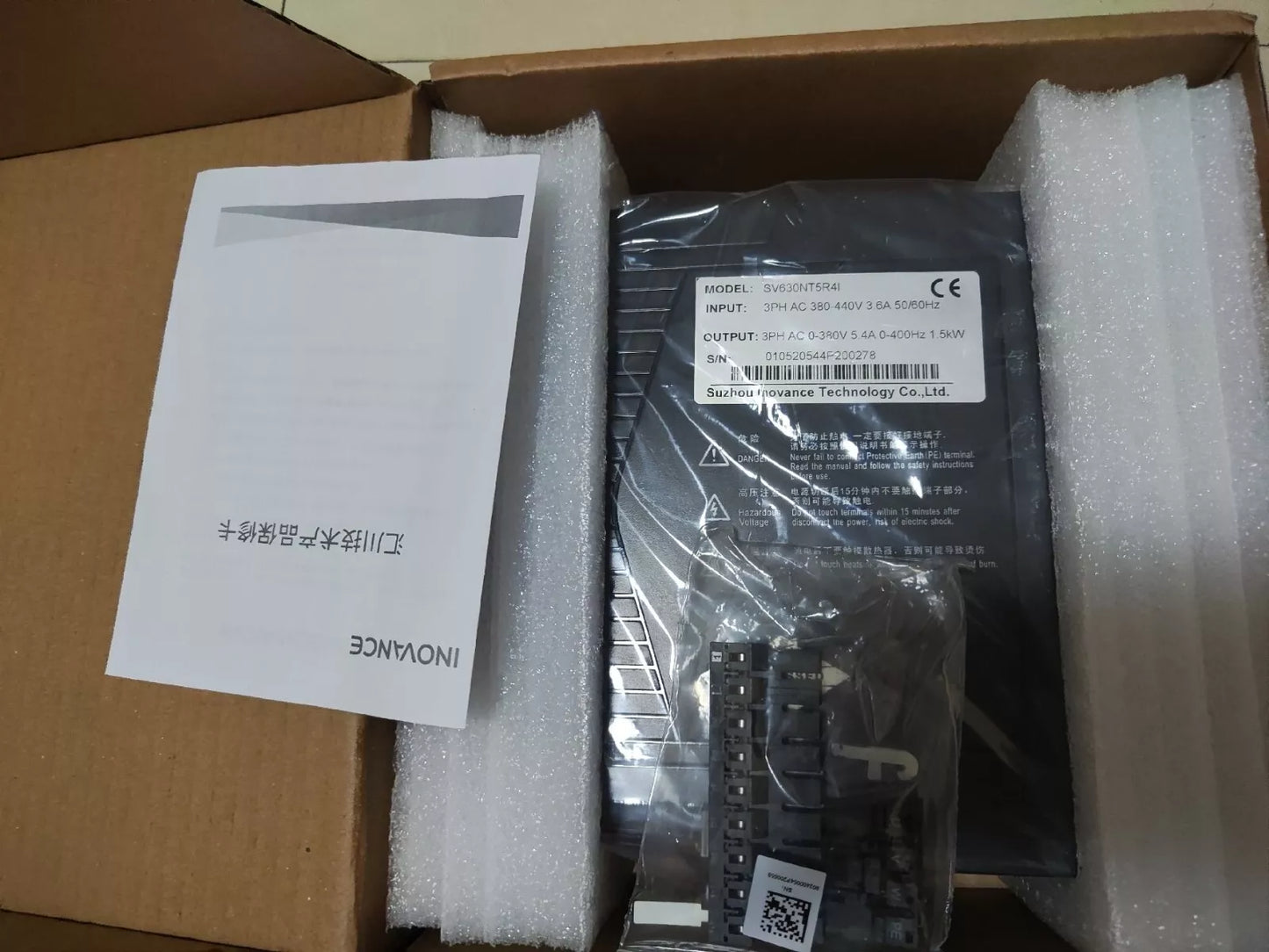 1 Pc New Servo Driver Sv630nt5r41 1.5Kw by DHL or Fedex#B3957 Cl