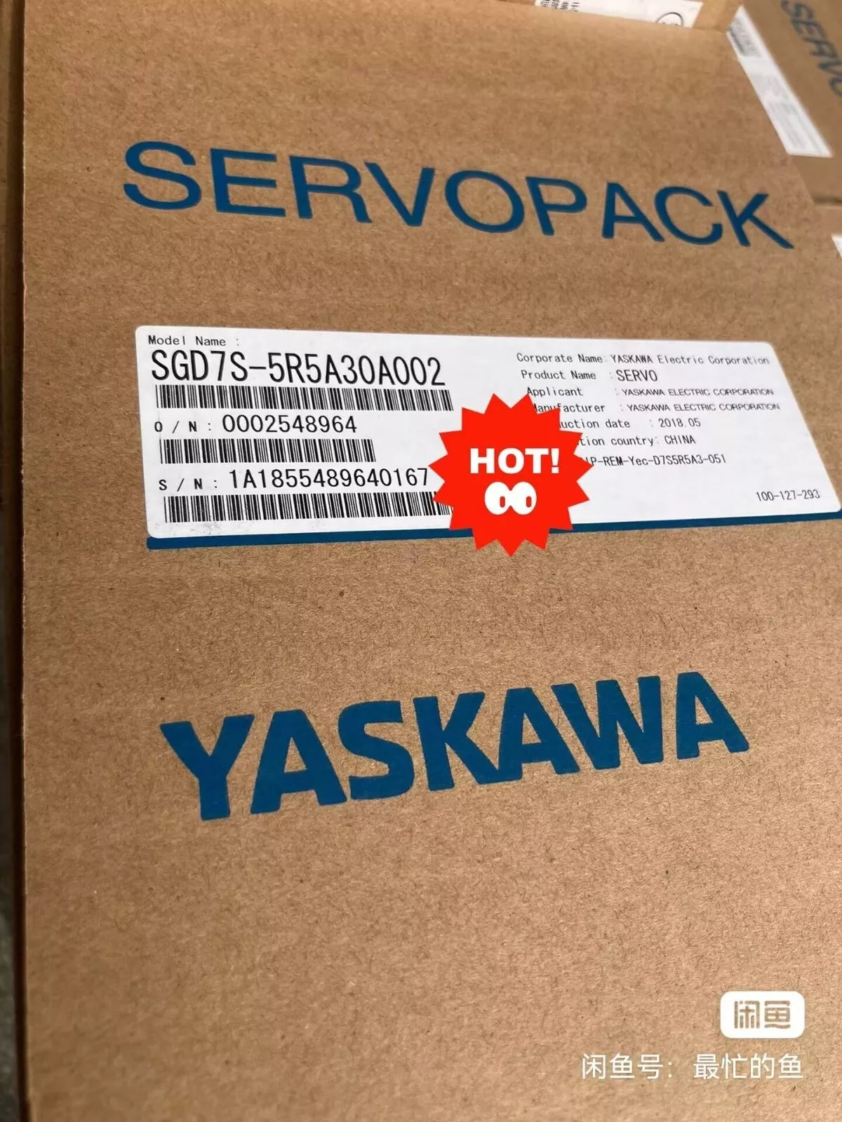 1 Pc New Sgd7s-5R5a30a002 Servo Driver by DHL or FedEx #B6605 Cl Sourcing