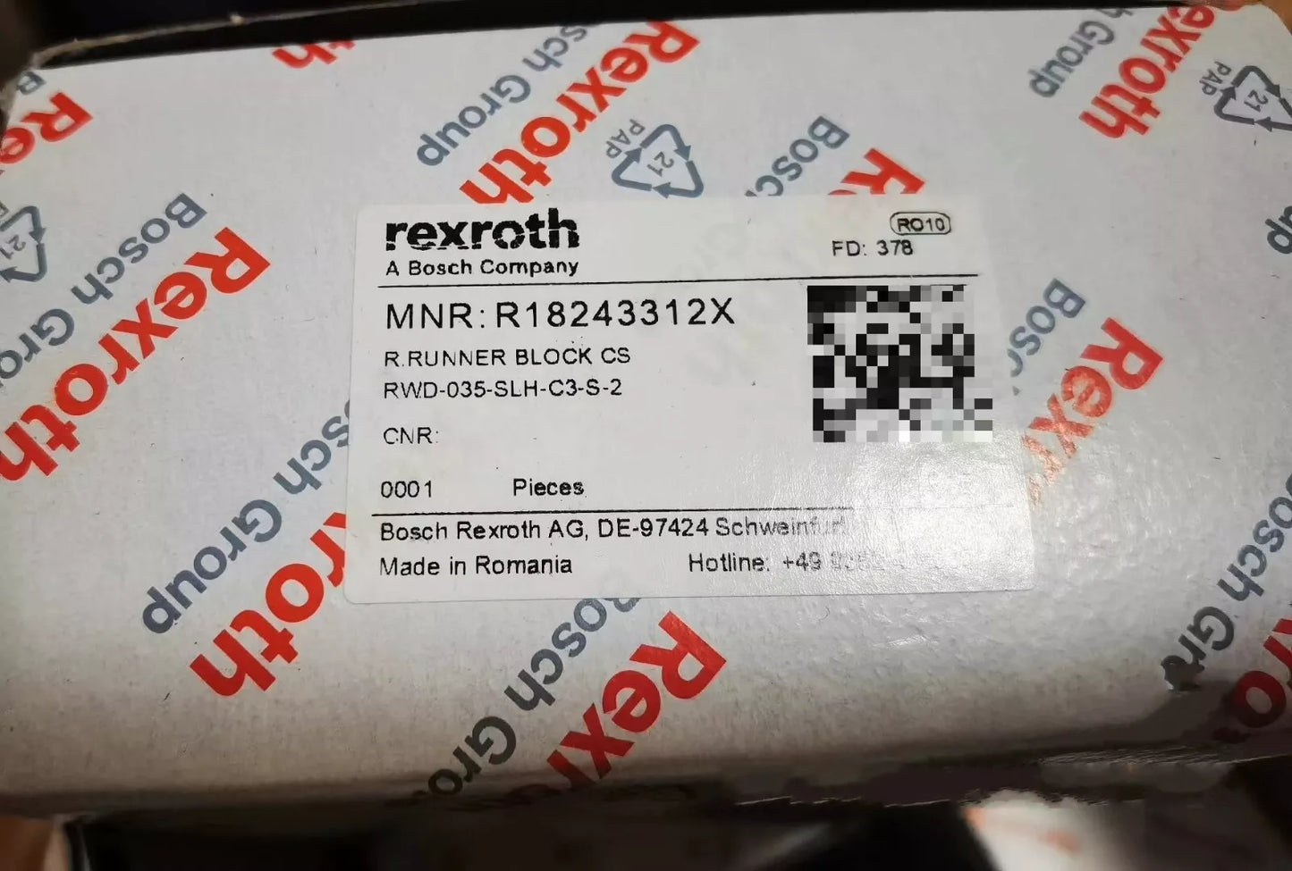 New R18243312x Slider by FedEx or DHL #N505f Yf Sourcing