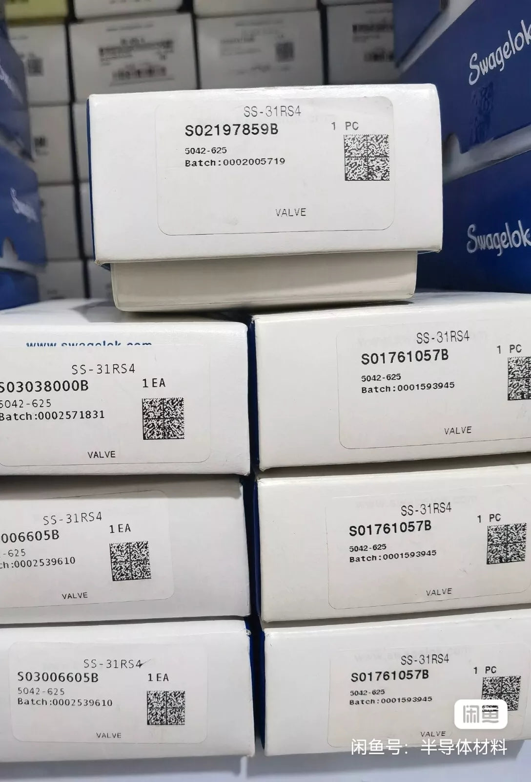 1 Pc New Ss-31Rs4 Metering Valve by DHL or FedEx #B8124 Cl Sourcing