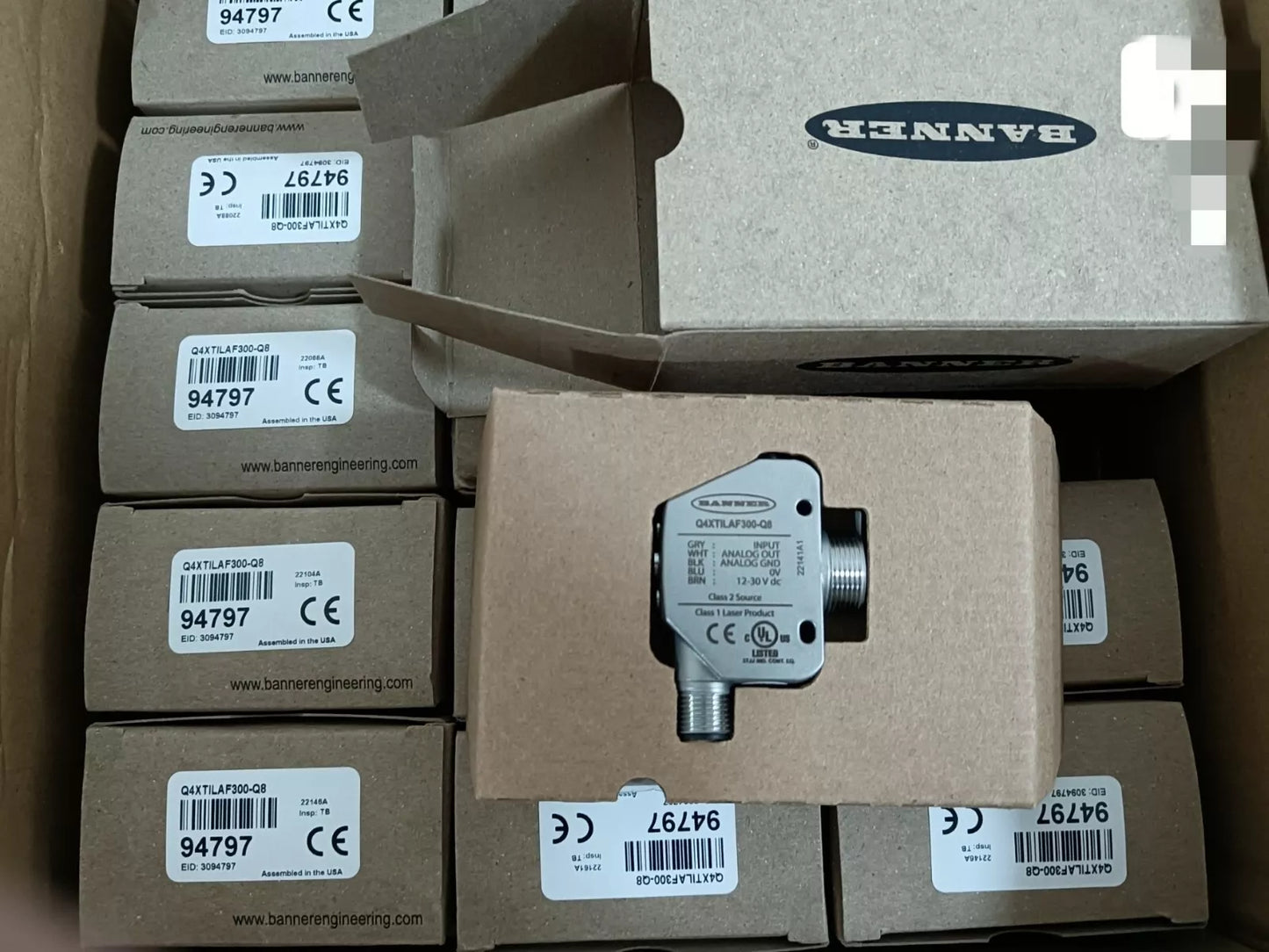 1 Pc New Laser Sensor Q4xtilaf300-Q8 by DHL or Fedex#B1655 Cl