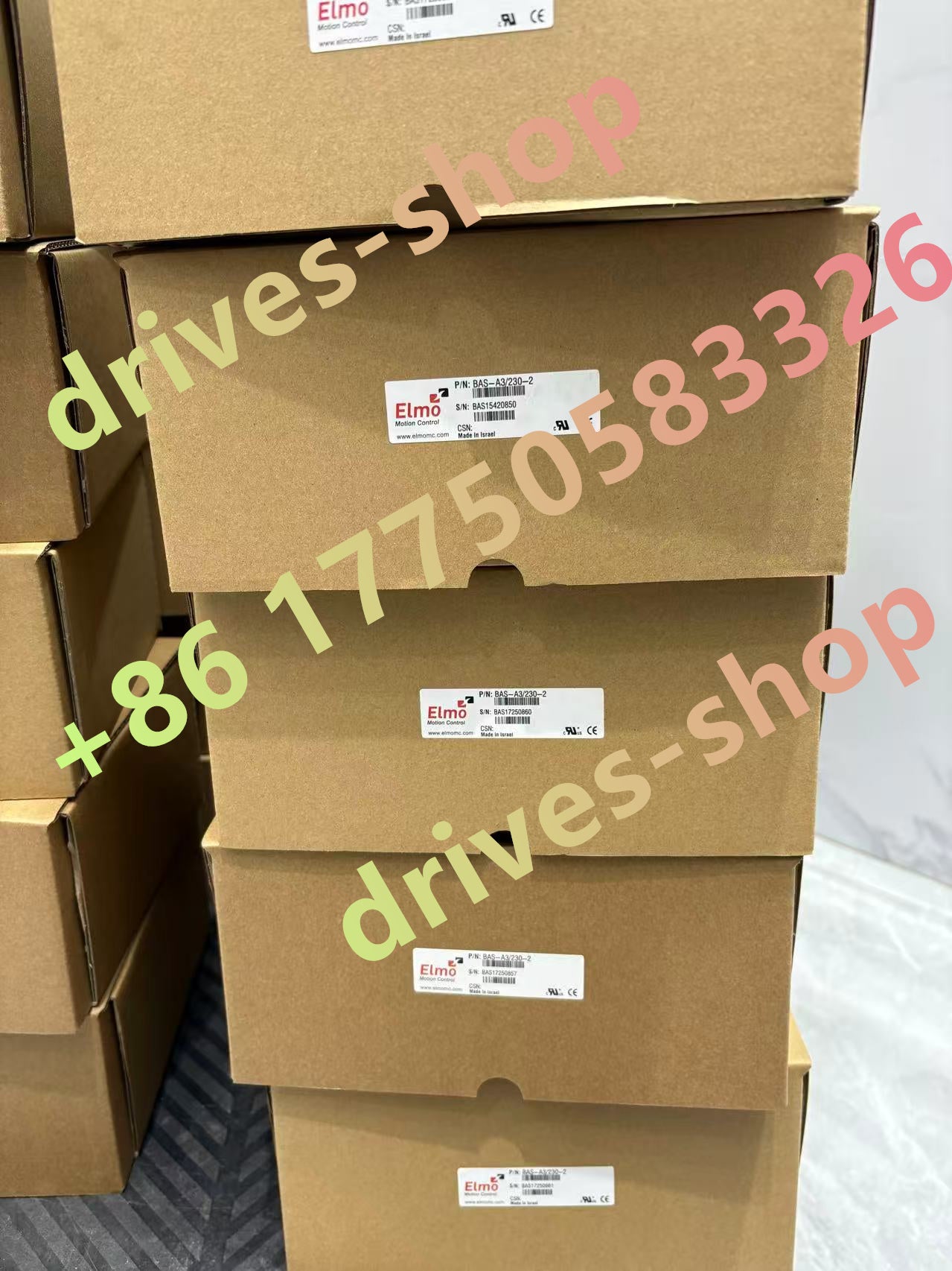 100% New ELMO BAS-A5/230-4 Servo Drive In Box DHL Expedited Shipping