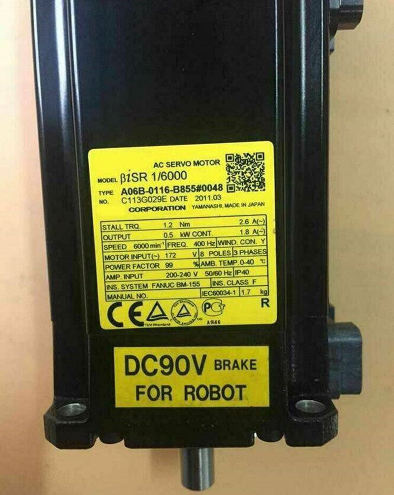 New FANUC A06B-0116-B855 Servo Motor