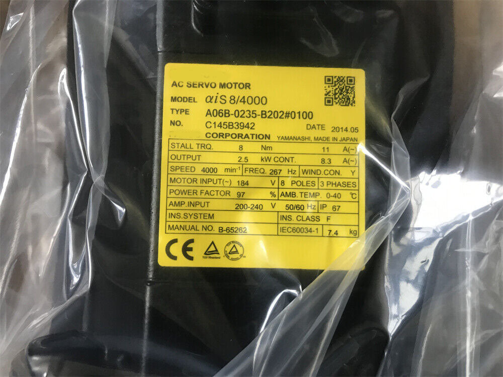 New FANUC A06B-0235-B202 Servo Motor