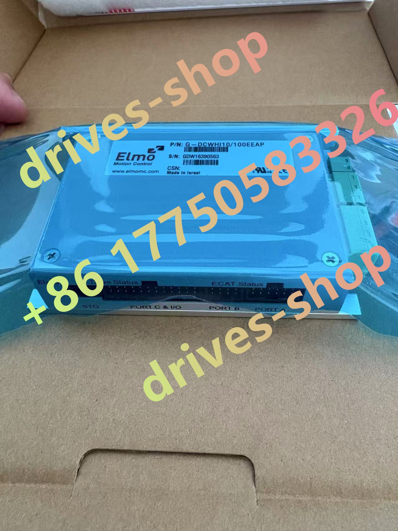 100% New ELMO G-DCBEL5/100-NV1 Servo Drive In Box DHL Expedited Shipping