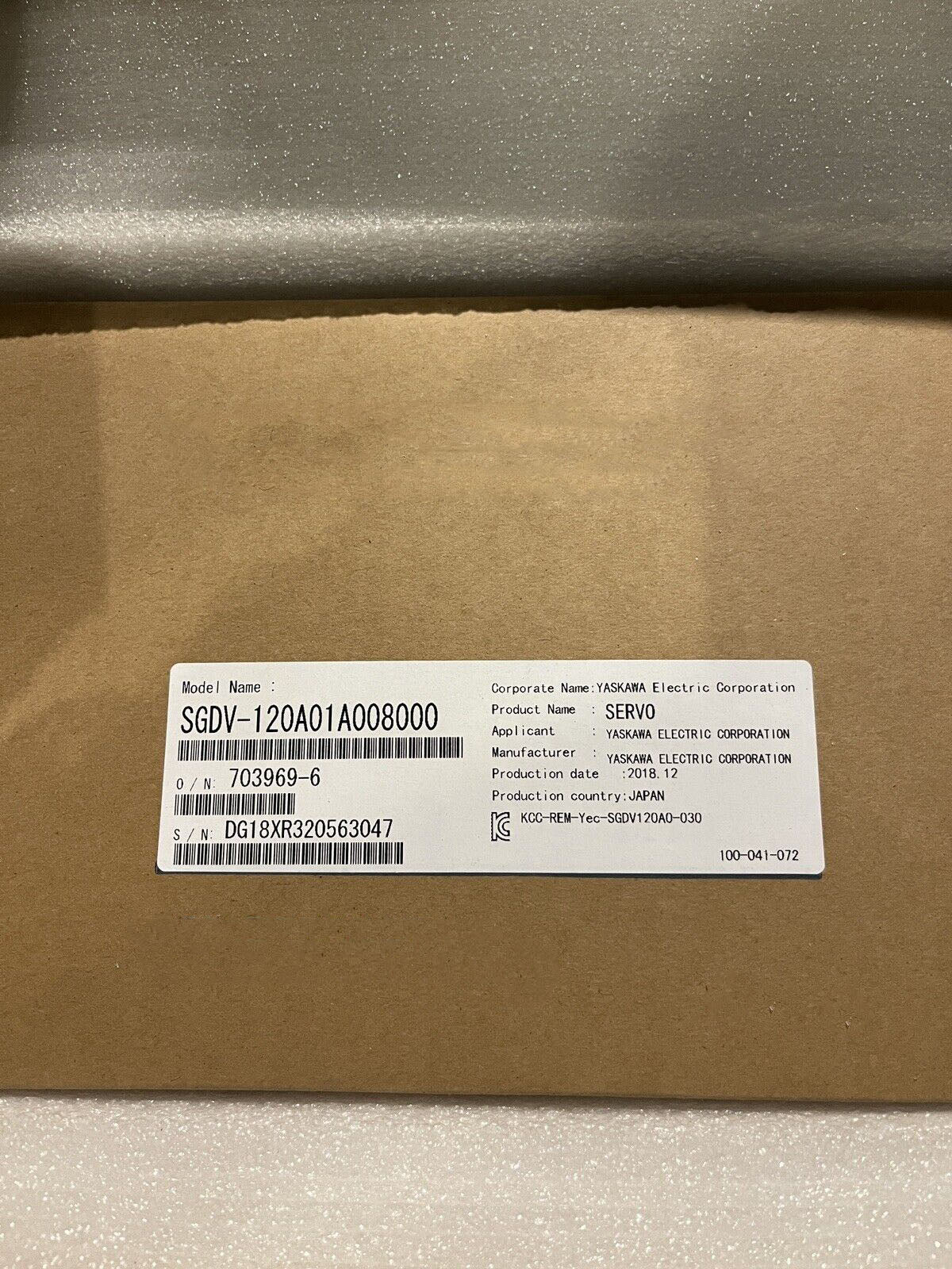 New Yaskawa SGDV-120A01A008000 Servo Drive Fast Ship