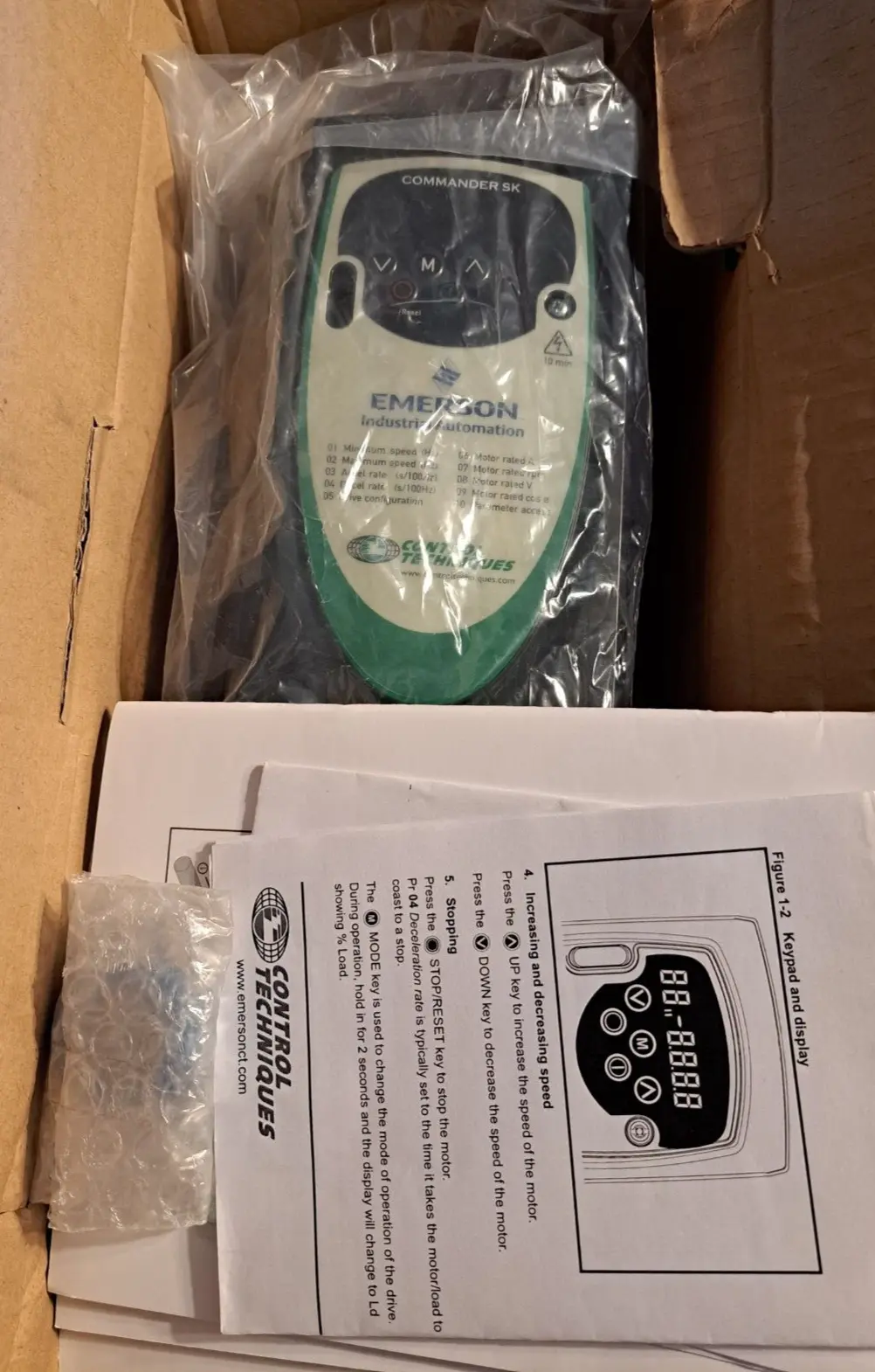 New Emerson SK4606 Servo Drive