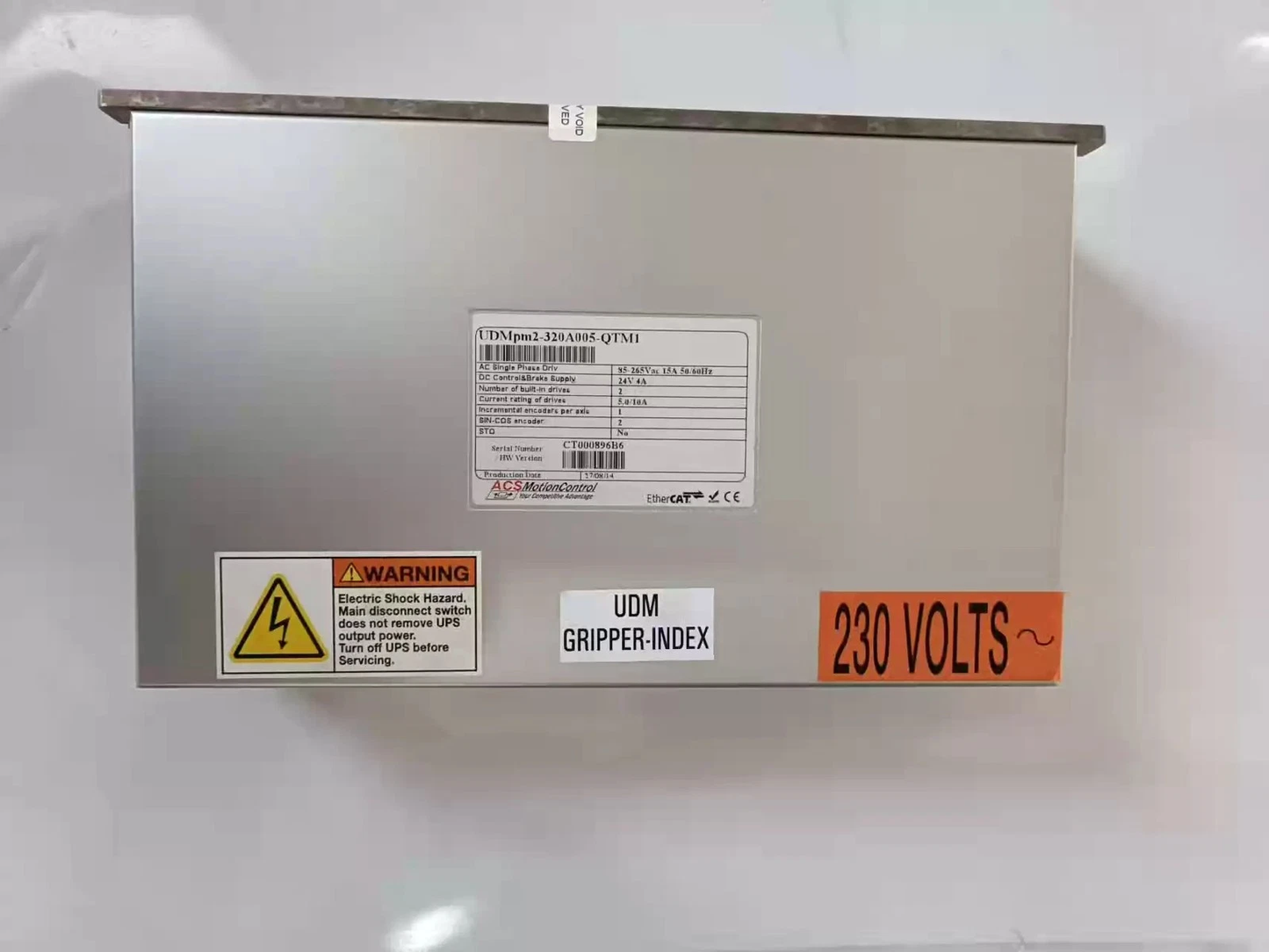 ACS MOTION CONTROL CONTROLLER UDMpm2-320A005-QTM1 In stock!