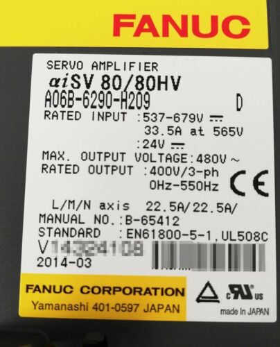 1PC New In Box FANUC A06B-6290-H209 Servo Drive A06B6290H209 Via DHL