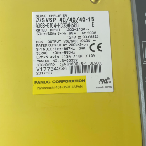 1PC New In Box FANUC A06B-6164-H333#H580 Servo Drive Via DHL