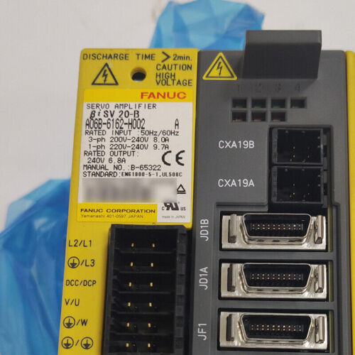 1 قطعة جديد في الصندوق FANUC A06B-6162-H002 محرك سيرفو A06B6162H002 عبر DHL