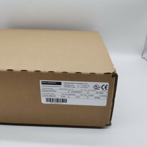 1PCS New Kollmorgen SERVOSTAR 610 S61000-550 Servo Drive 230-480VAC VIA DHL
