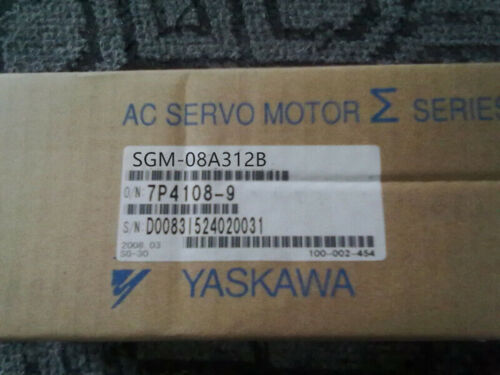 1PC Neue Yaskawa SGM-08A312B Servo Motor SGM08A312B Über Fedex/DHL