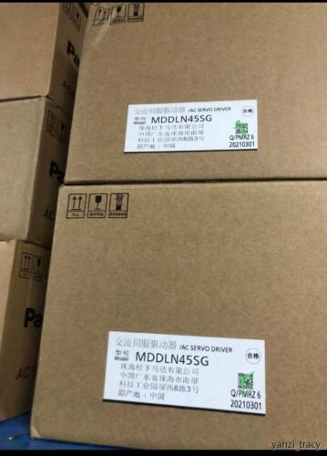 محرك سيرفو يعمل بالتيار المتردد من باناسونيك جديد 100% في الصندوق MDDLN45SG عبر ضمان لمدة سنة واحدة من Fedex