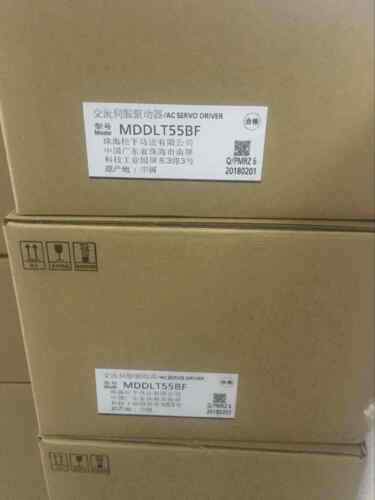 100% New In Box MDDLT55BF AC Servo Drive Via DHL One Year Warranty