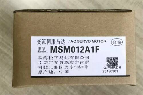1PC New MSM012A1F Servo Motor DHL Expedited Ship One Year Warranty