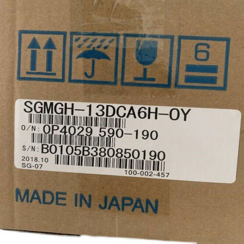 1 STÜCK Neu Im Karton Yaskawa SGMGH-13DCA6H-OY Servomotor SGMGH13DCA6HOY Über DHL
