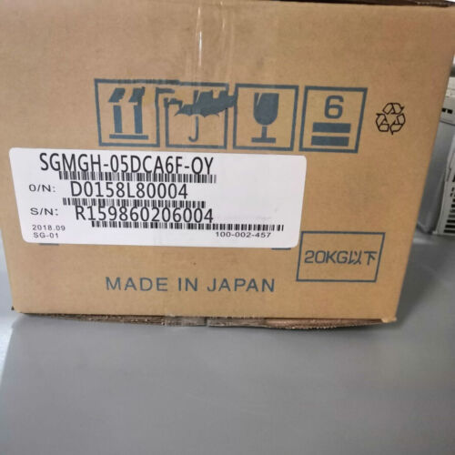1 STÜCK Neu Im Karton Yaskawa SGMGH-05DCA6F-OY Servomotor SGMGH05DCA6FOY Über DHL