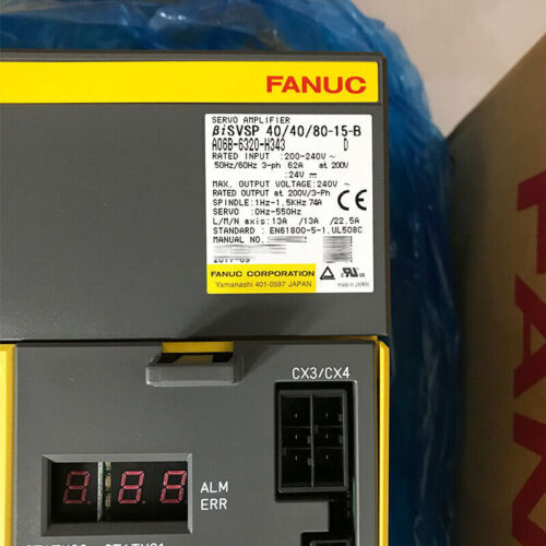 1 قطعة جديد في الصندوق FANUC A06B-6320-H343 محرك سيرفو A06B6320H343 عبر DHL