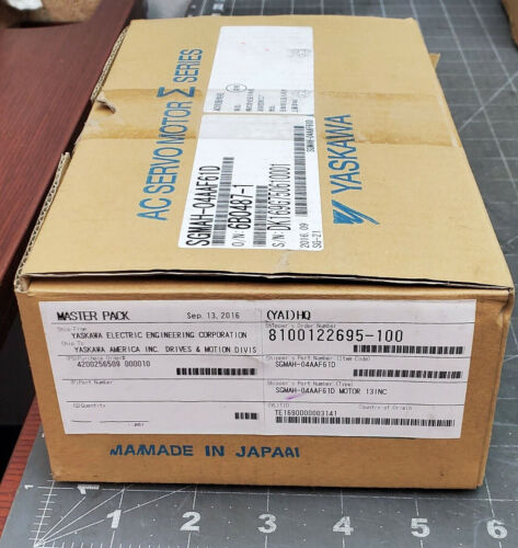 1PC New Yaskawa SGMAH-04AAF61D Servo Motor SGMAH04AAF61D Via Fedex/DHL