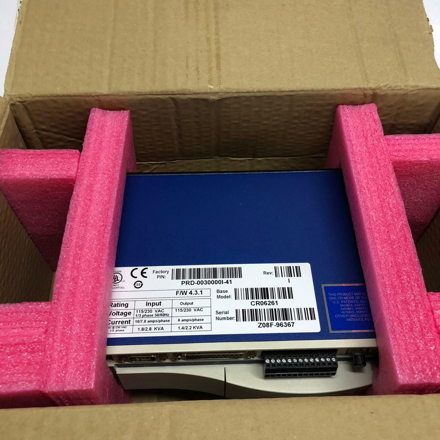 New Kollmorgen CR06251-000000 Servo Drive