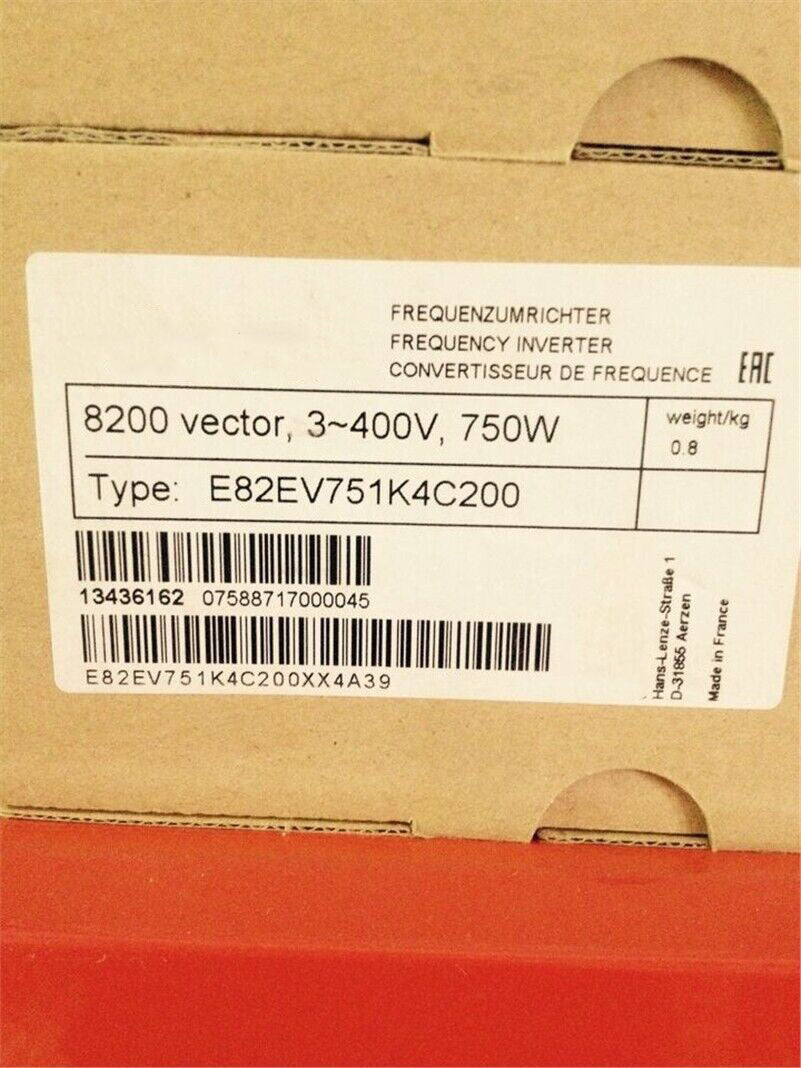 New LENZE E82EV751_4C Inverter