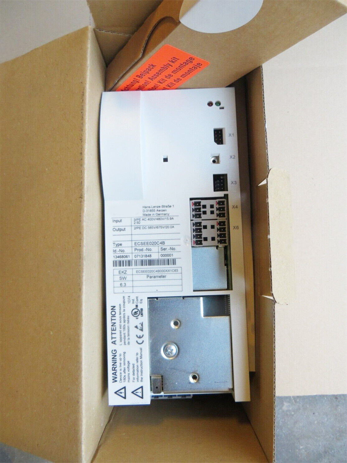 New LENZE Frequency Converter ECSEE020C4B Inverter In Stock