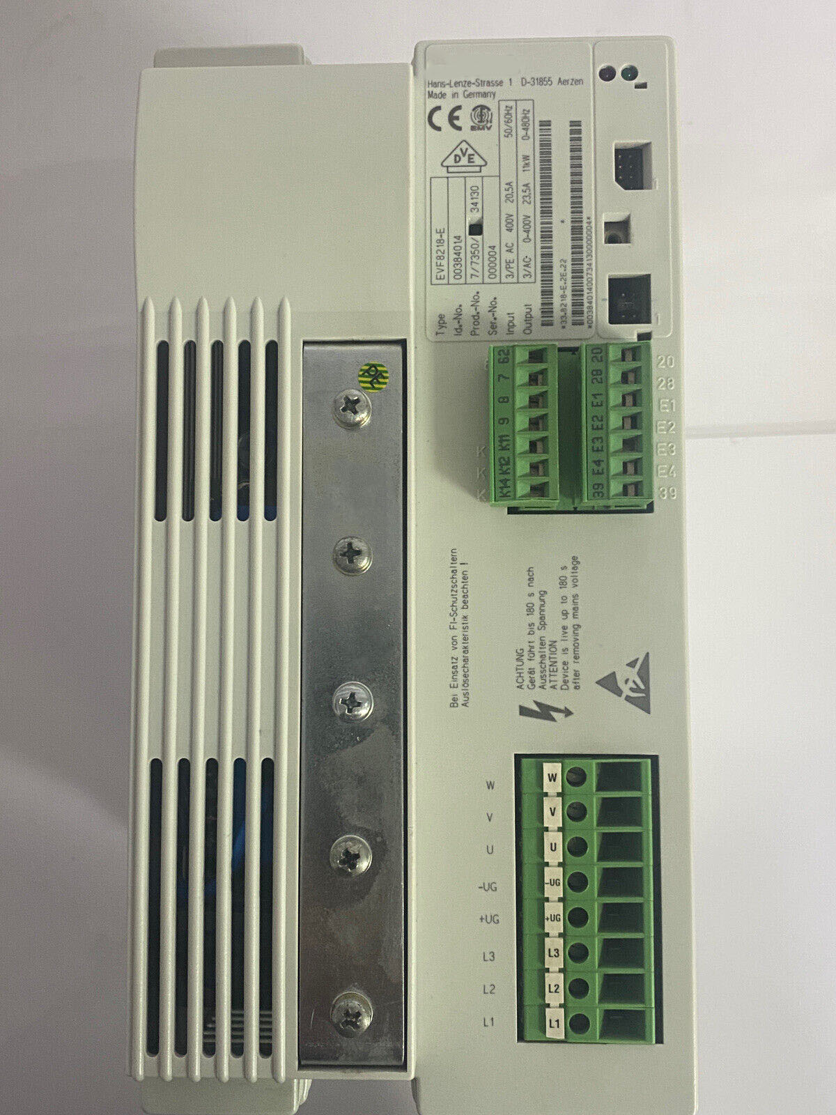 New LENZE EVF8217-E-V020 Inverter