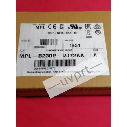 New Ab Mpl-B230p-Vj72aa Servo Motor Mplb230pvj72aa DHL  Supplier Providers