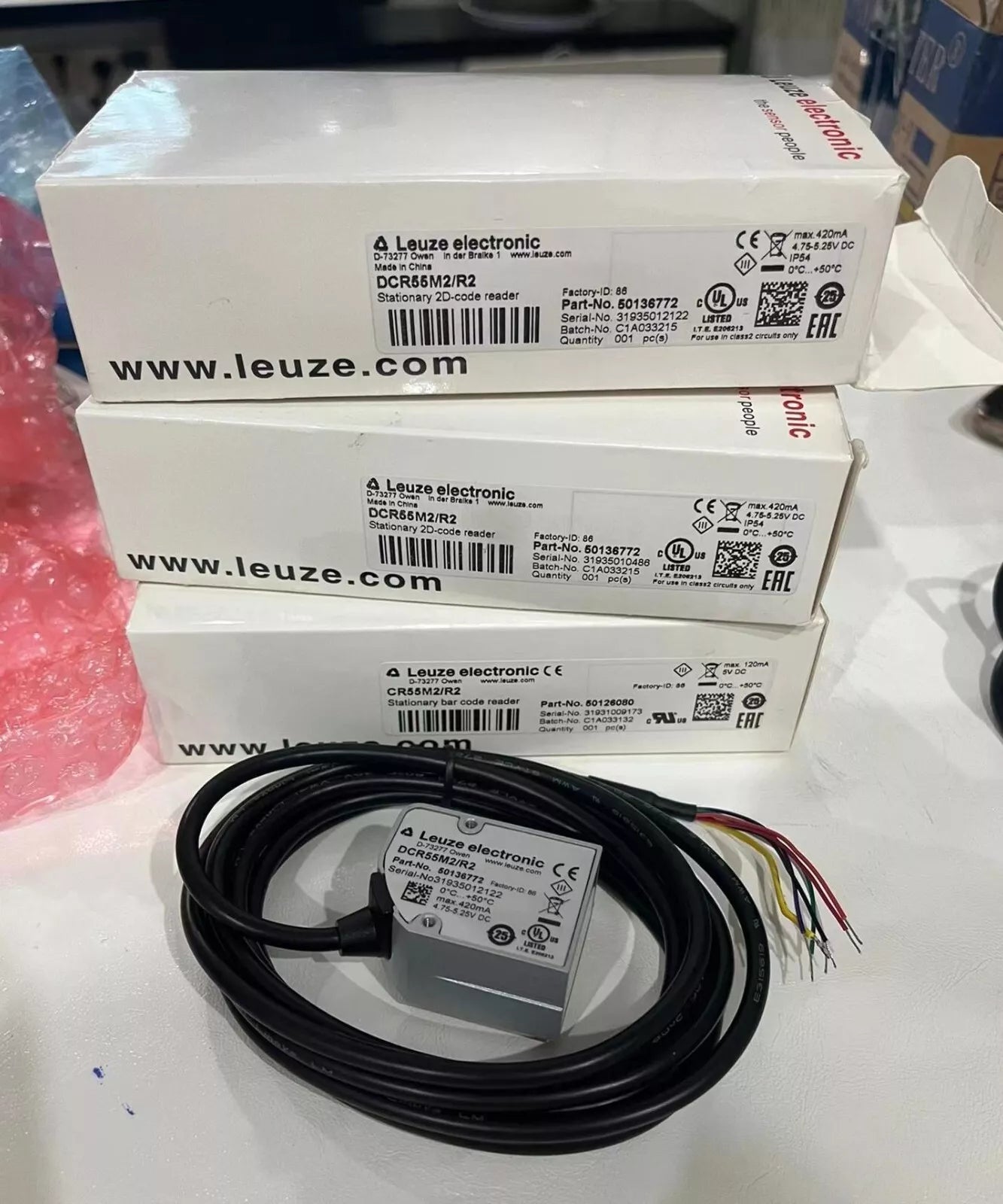 New Dcr55m2/R2 50136772 Code Scanner by DHL or FedEx #V6rw Ch Business