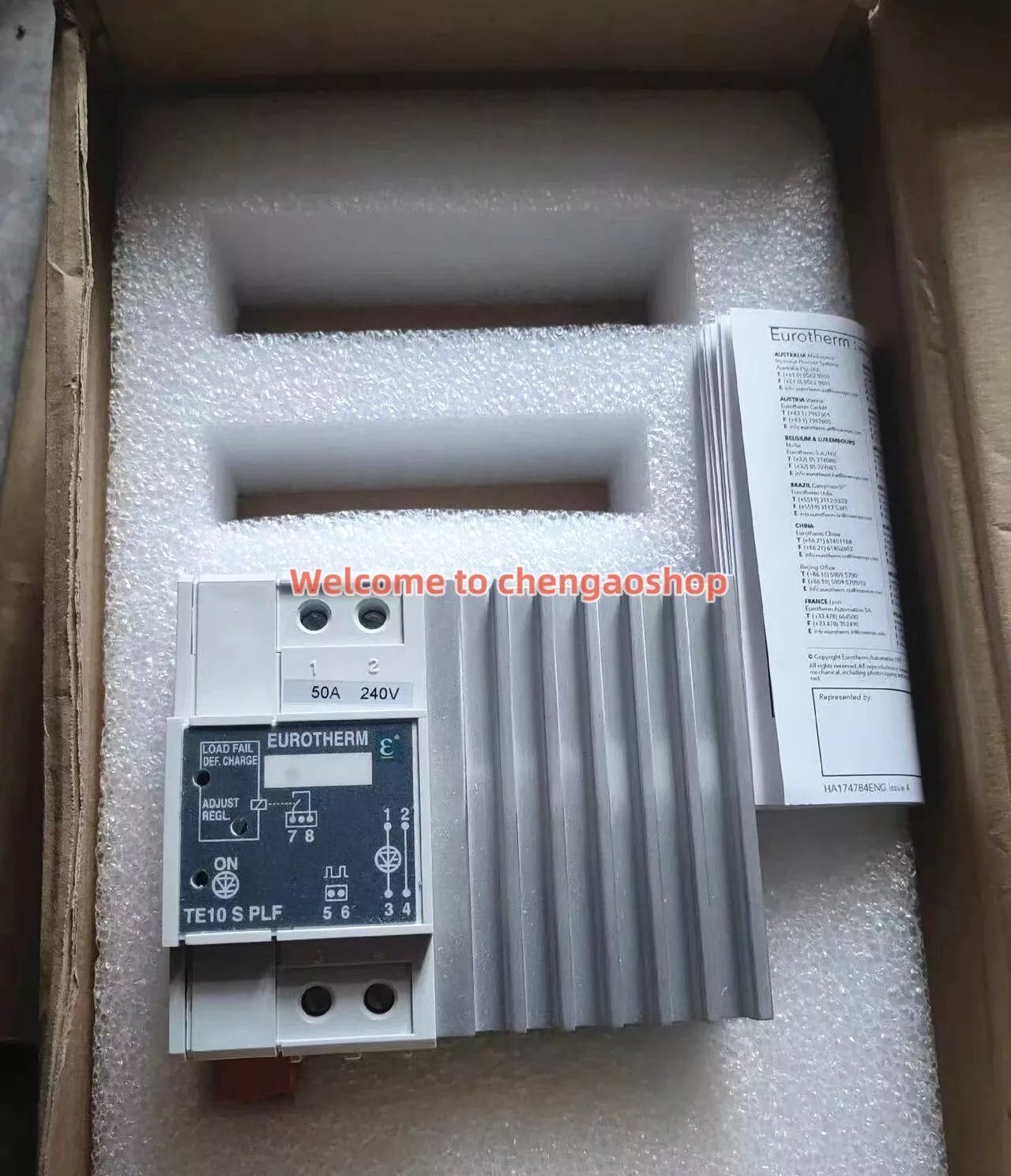 New Te10s/50A/ 240V/ Lgc/ Eng/ Plf Nofuse/-/ Relay by DHL or FedEx #Vf1i Ch Business