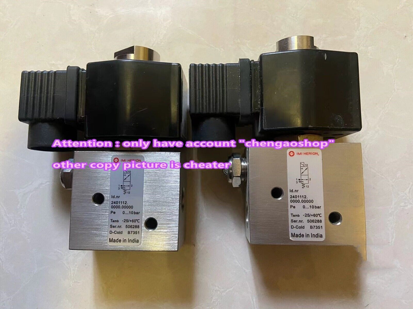 New 0000000082702400 2401112.0000.00000 Solenoid by FedEx or DHL #N308f Yf Direct
