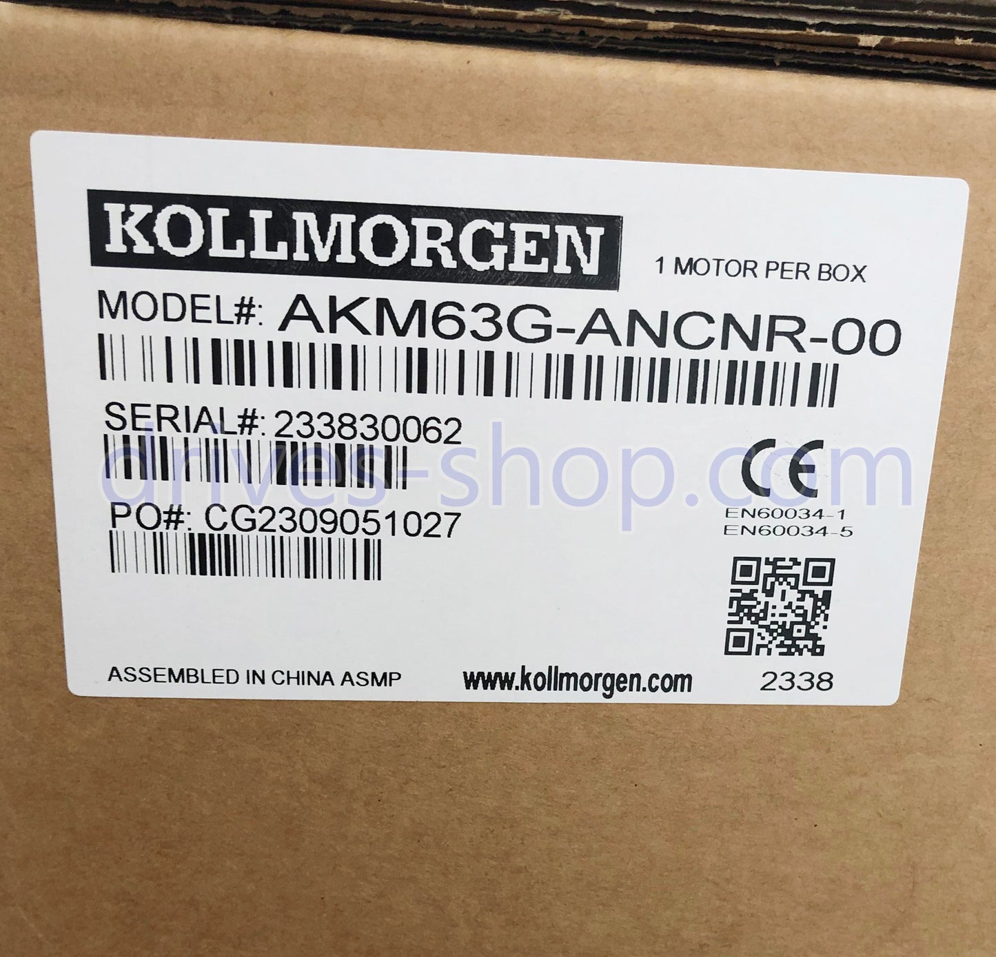 AKM63G-ANCNR-00 Kollmorgen AKM Brushless Servo motor Brand New