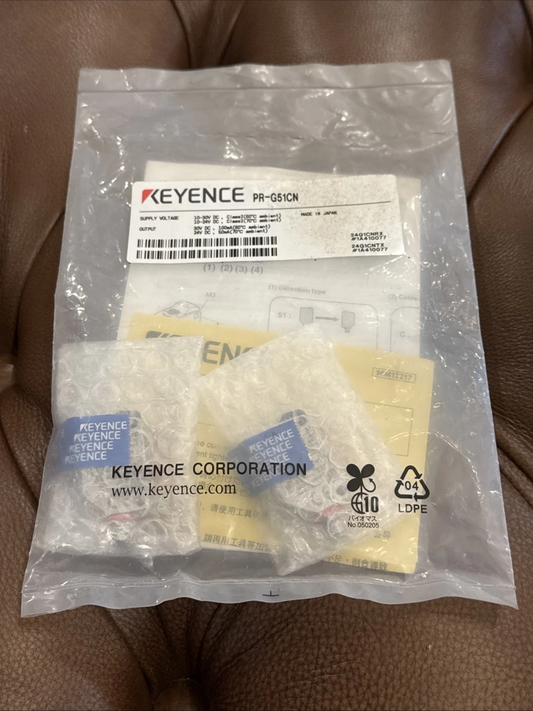 New Keyence PR-G51CN Photoelectric Sensor Transmitter & Receiver Set Fast Ship