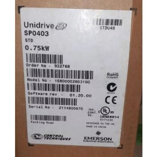 New Emerson Control Techniques SP0403 Expedited Shipping