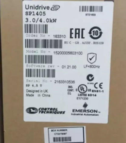 New Emerson Control Techniques SP1405 Expedited Shipping