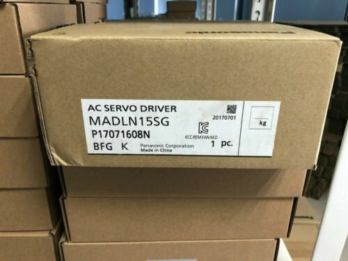 100% جديد في الصندوق MADLN15SG محرك سيرفو يعمل بالتيار المتردد من باناسونيك عبر Fedex ضمان لمدة سنة واحدة