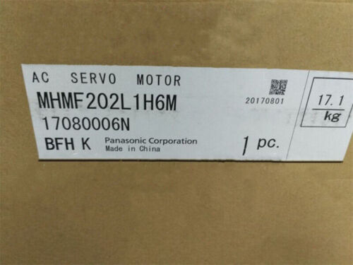 1PC New Panasonic MHMF202L1H6M Servo Motor Via DHL One Year Warranty