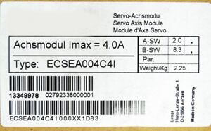 New LENZE ECSEA004C4I Inverter